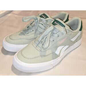 Reebok Womens Club C Royal Techque T Sneakers Light Mint Green Canvas Size 8